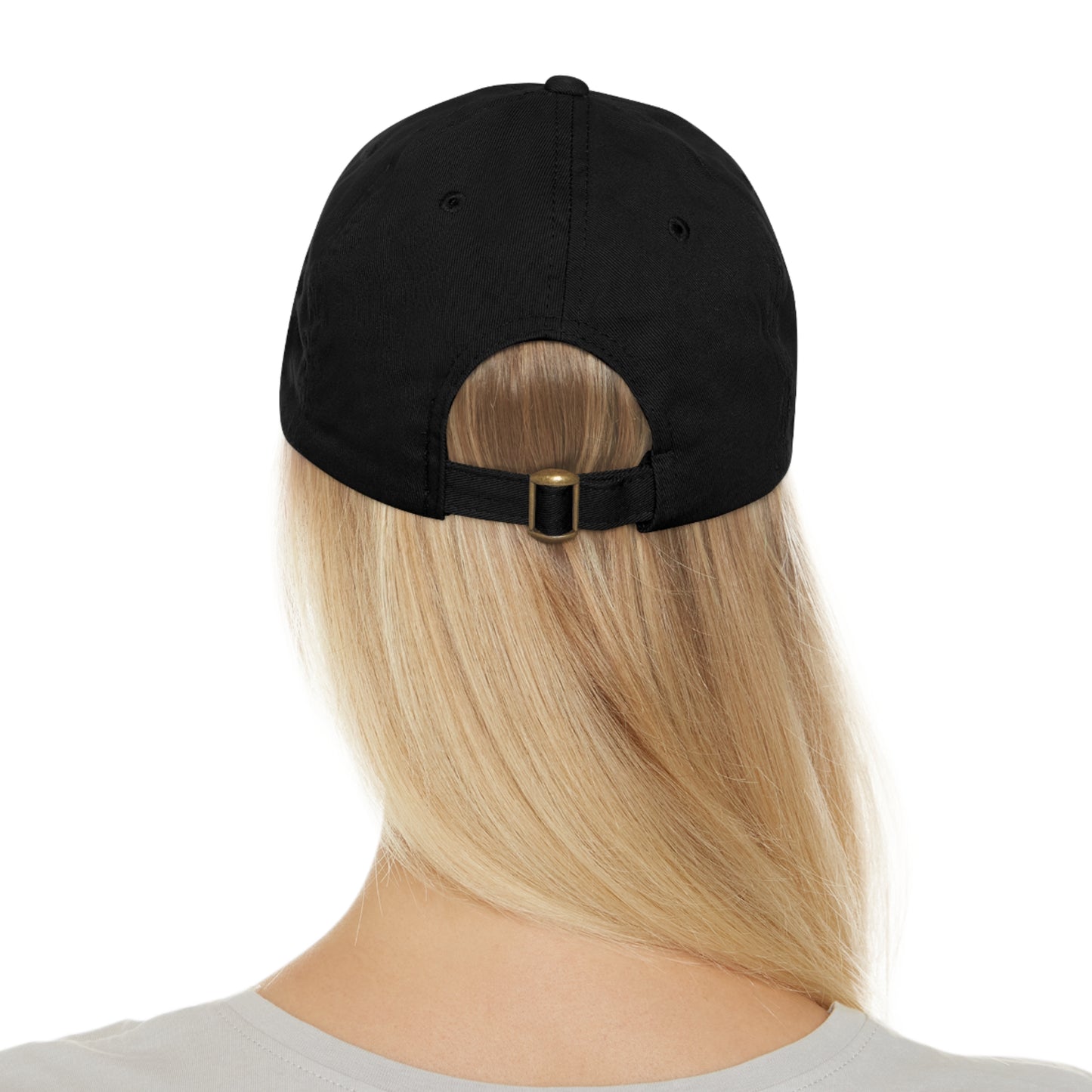 Hat with Leather Patch (Rectangle)