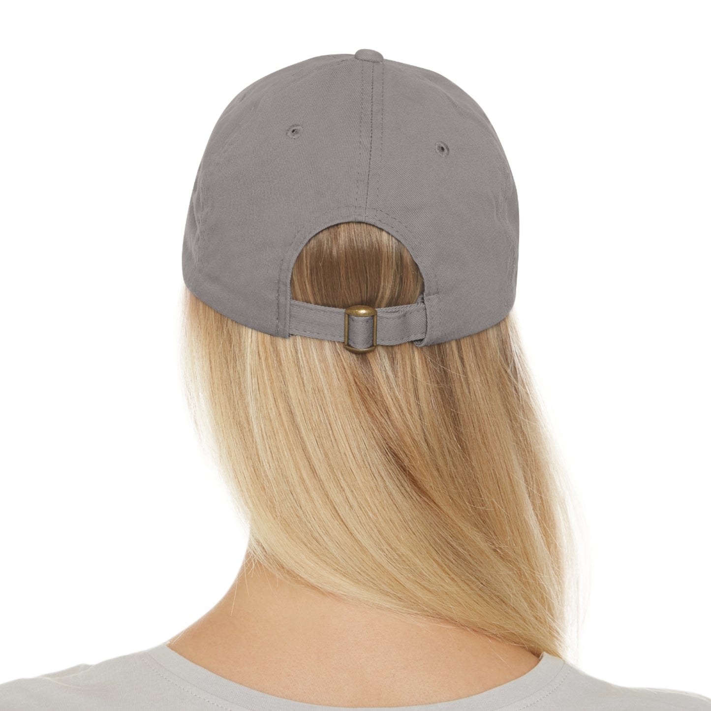 Hat with Leather Patch (Rectangle)