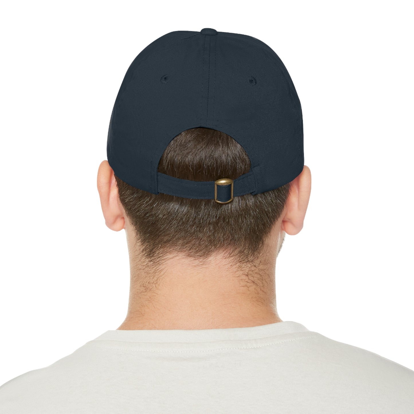 Hat with Leather Patch (Rectangle)