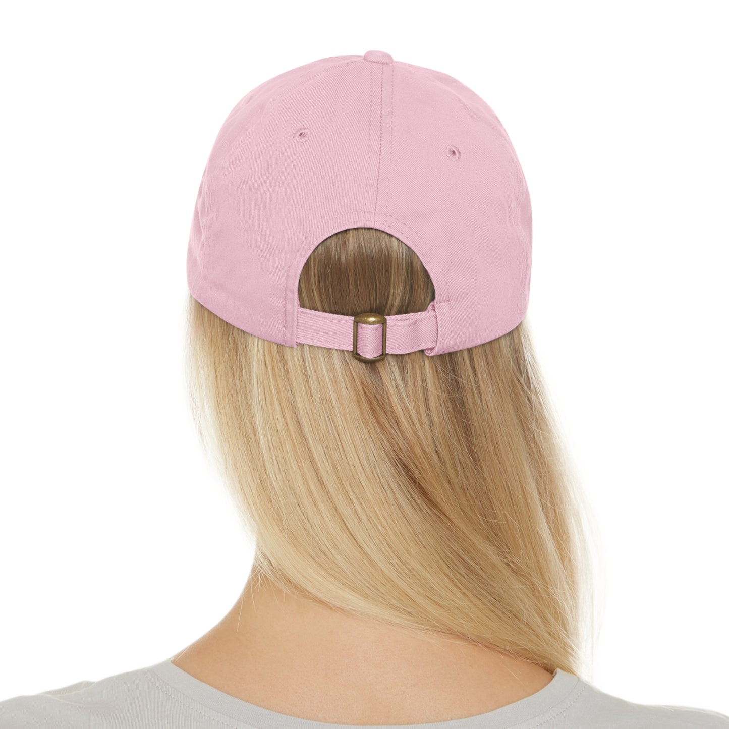 Hat with Leather Patch (Rectangle)