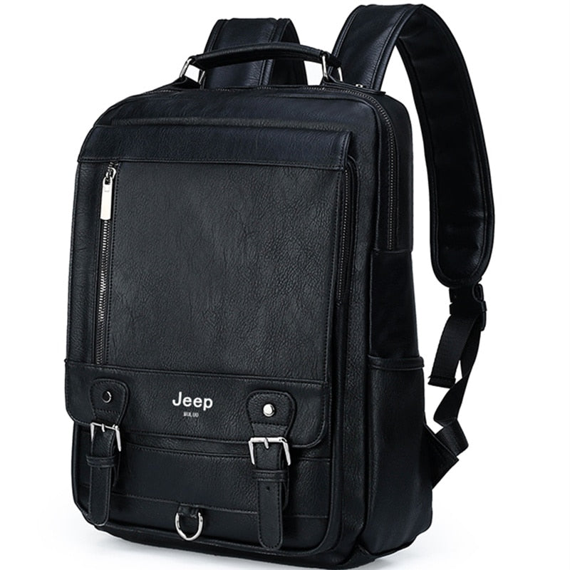 Fashion Leather Backpack Business