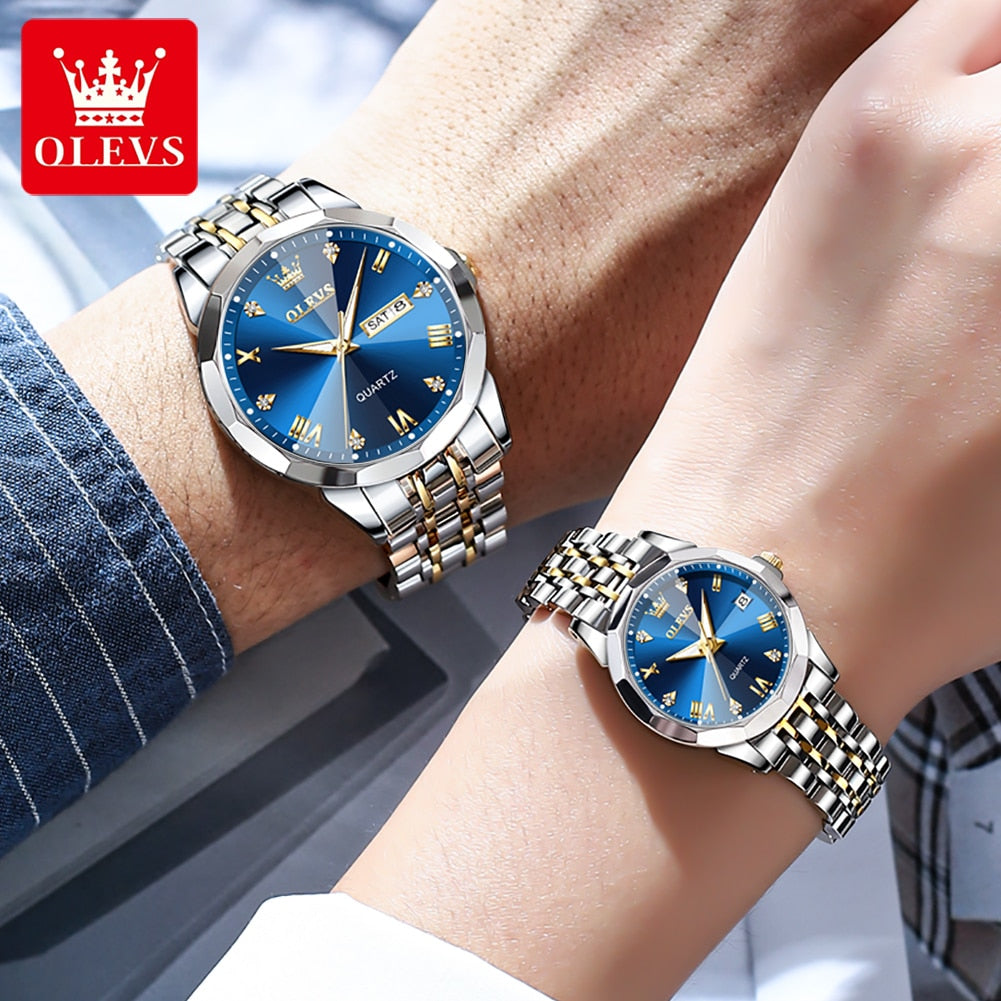 Couple Luxury Watches Original Quartz Men and Women