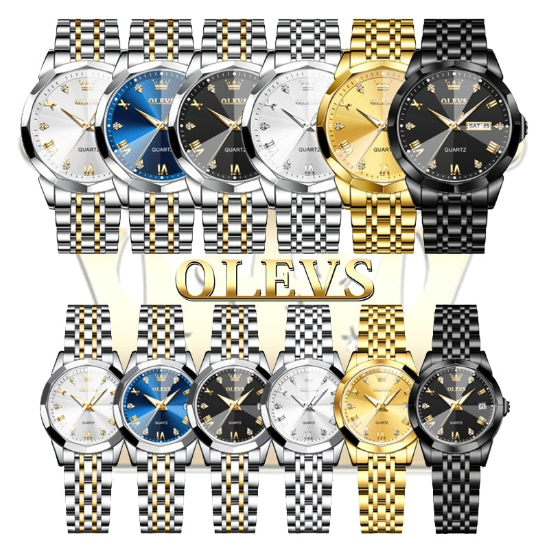 Couple Luxury Watches Original Quartz Men and Women