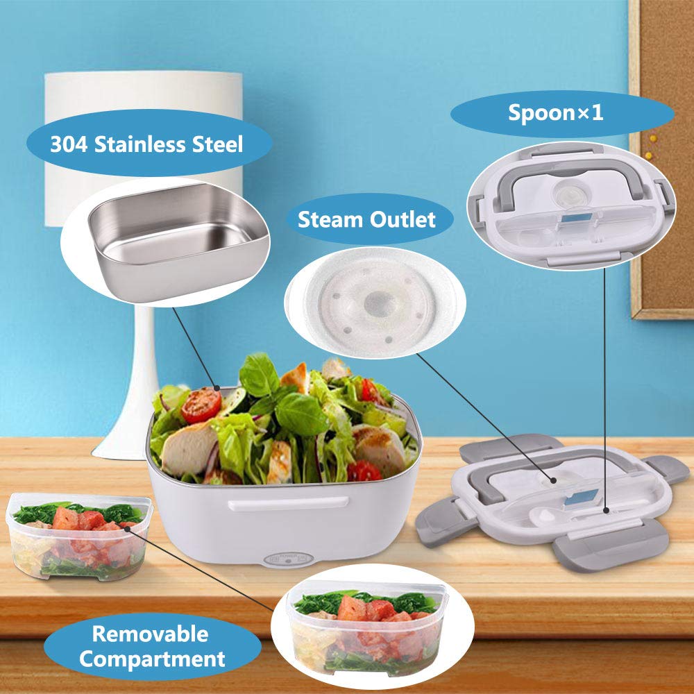 2-In-1 Electric Heating Lunch Box