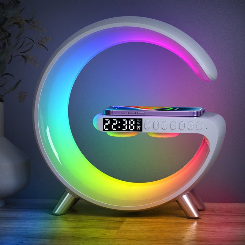 Alarm Clock Multifunctional Wireless Charger fot Iphone & Samsung