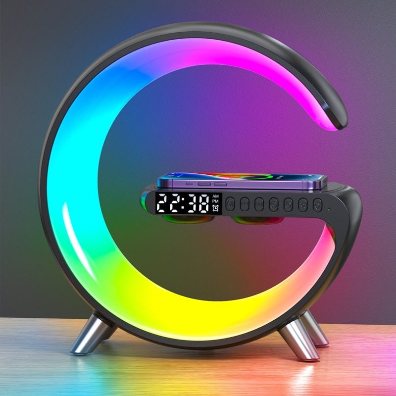 Alarm Clock Multifunctional Wireless Charger fot Iphone & Samsung